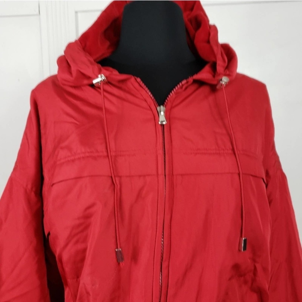 Red Lightweight Hooded Jacket - image 7